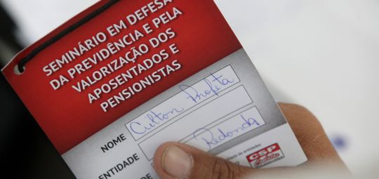 Seminário em defesa da Previdência em Caraguatatuba
