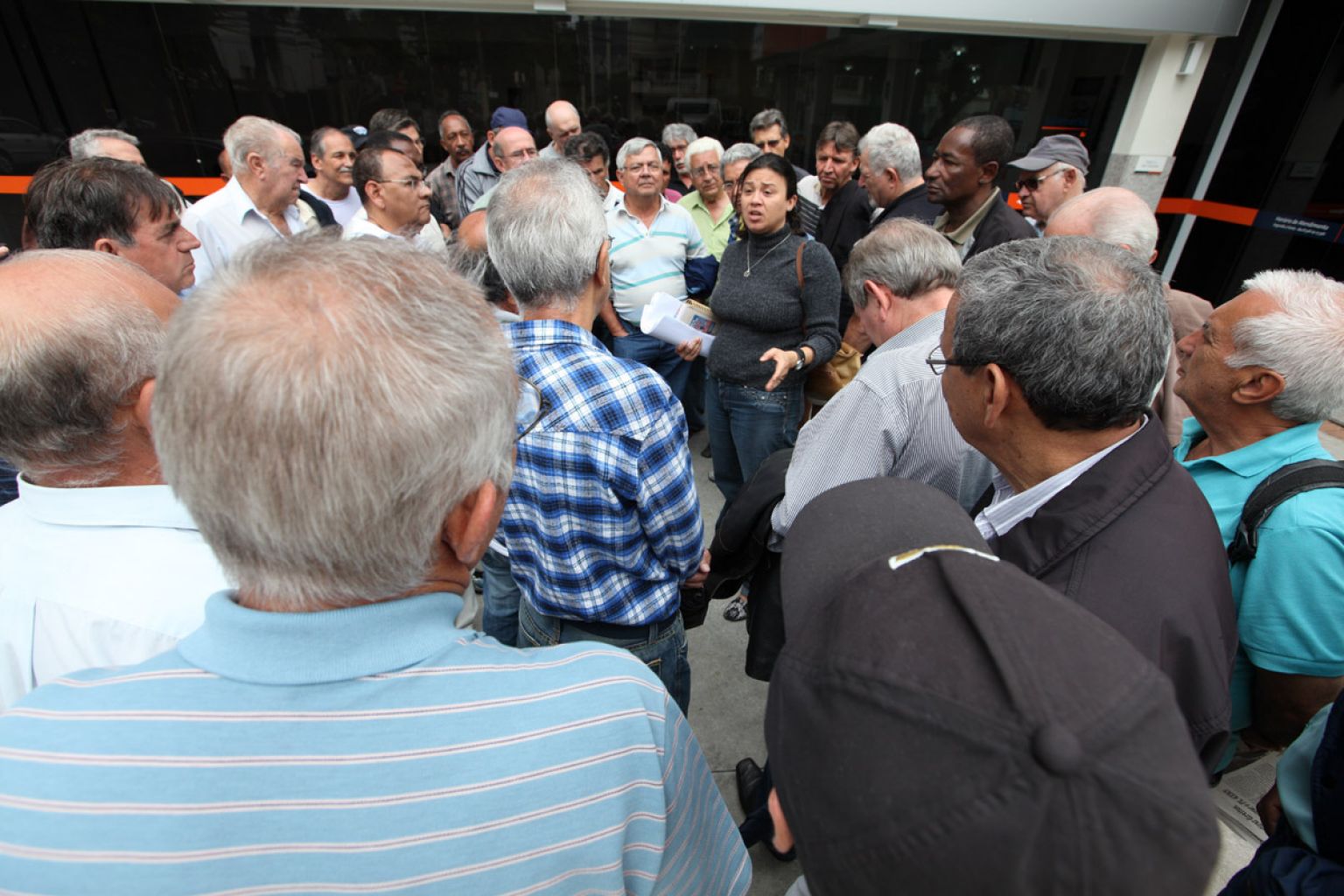 Passeata e protesto na sede do plano SulAmerica