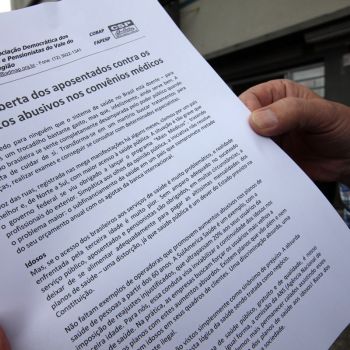 Carta aberta distribuída à população