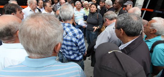 Passeata e protesto na sede do plano SulAmerica