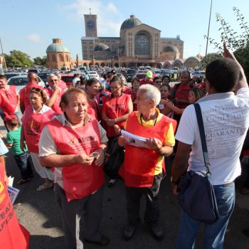 Caravana da Admap esteve em Aparecida (foto: Tanda Melo)