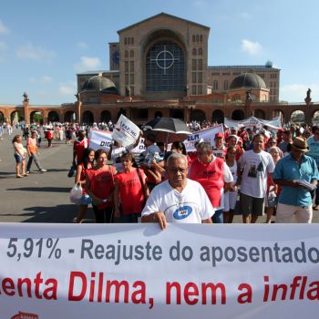 Caravana da Admap esteve em Aparecida (foto: Tanda Melo)