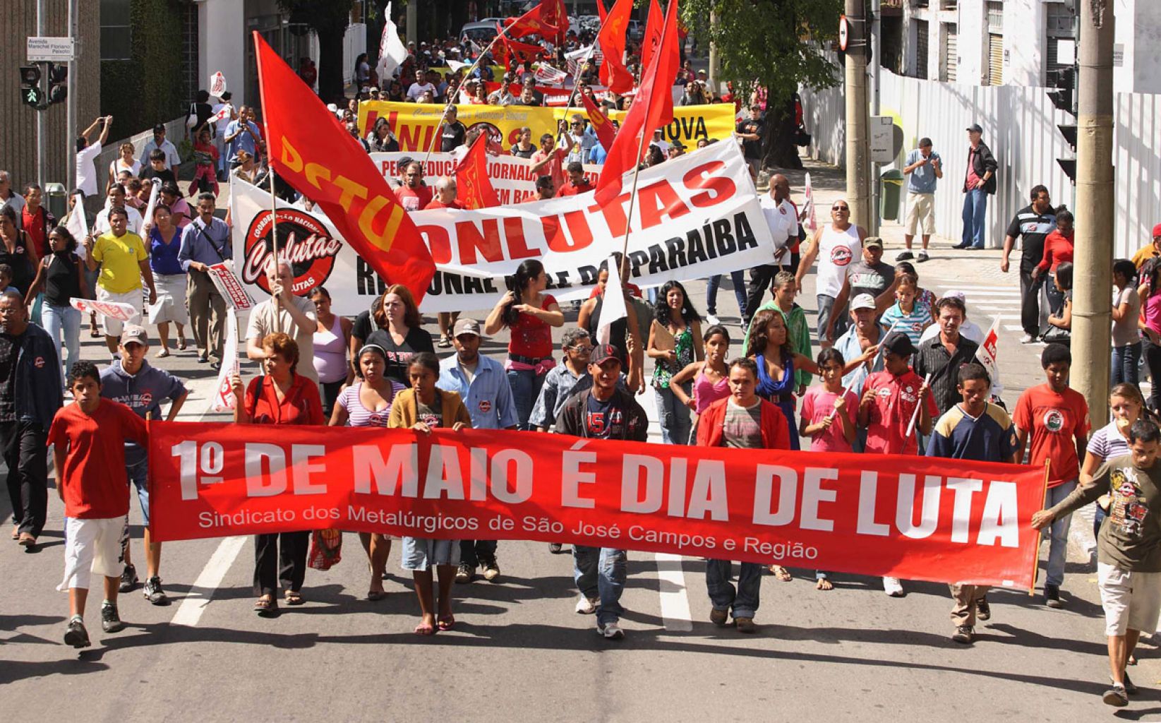 Sindicatos e Admap participam de ato do 1º de Maio na Zona Sul de São José