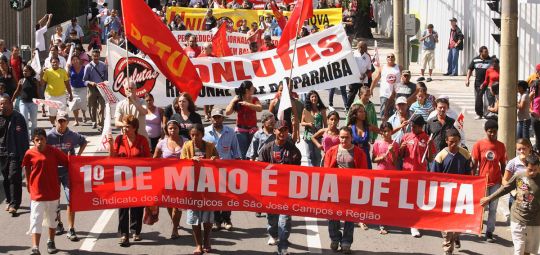 Sindicatos e Admap participam de ato do 1º de Maio na Zona Sul de São José