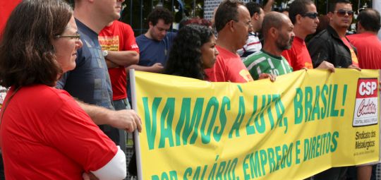 Ato do 1º de Maio de Luta em São José dos Campos