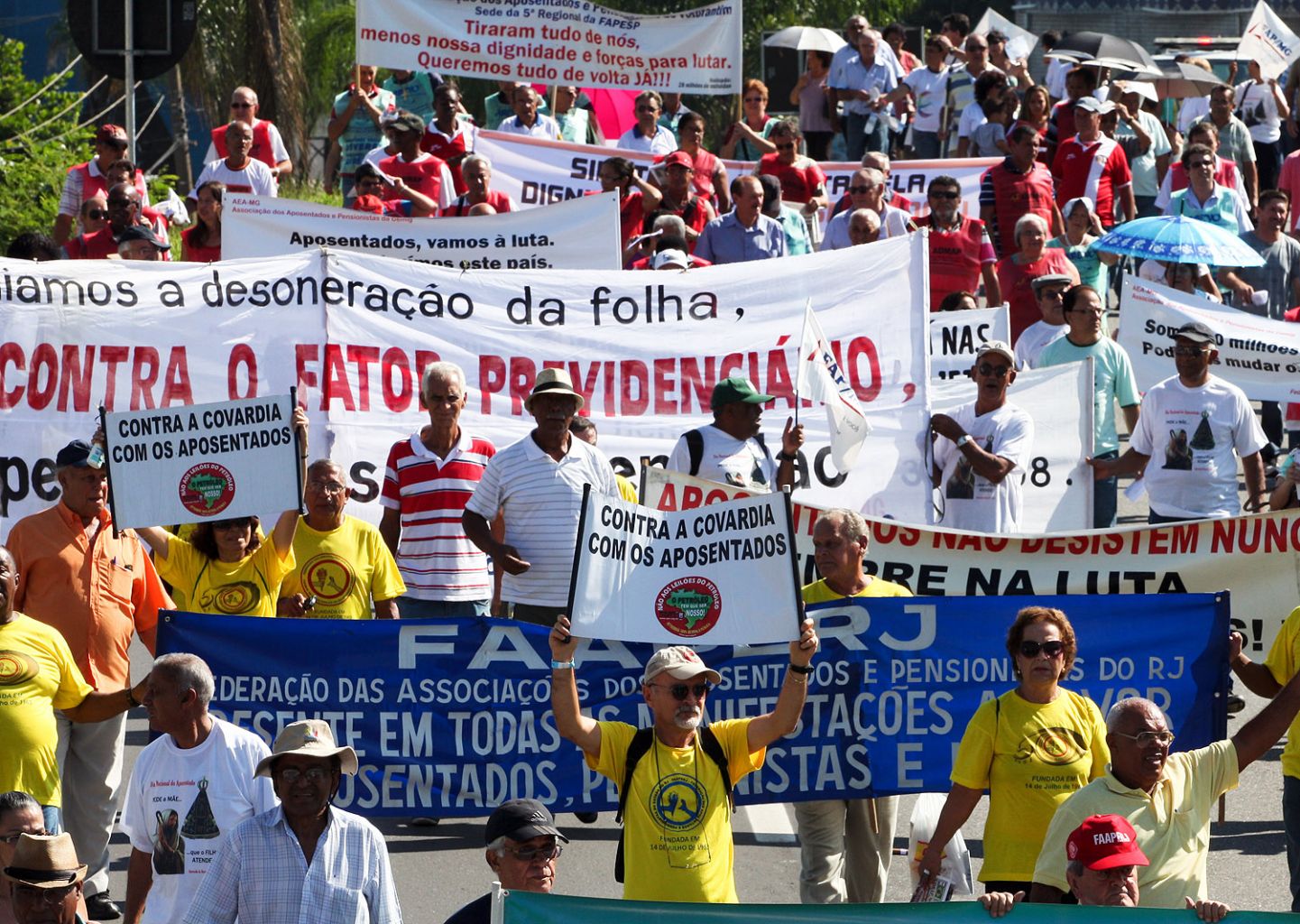 Entidades de aposentados marcam agenda de manifestações