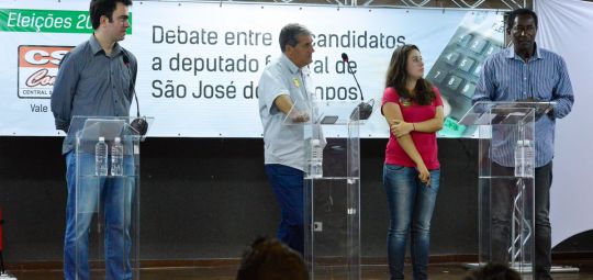 Confira o vídeo do debate entre os candidatos a deputado federal
