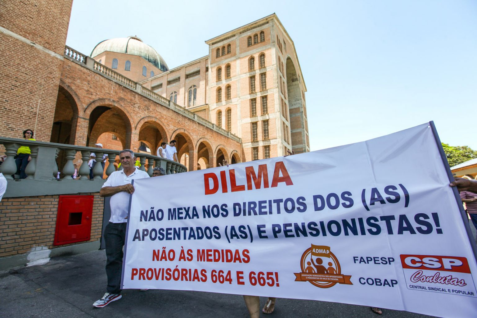 Ato do Dia Nacional do Aposentado em Aparecida
