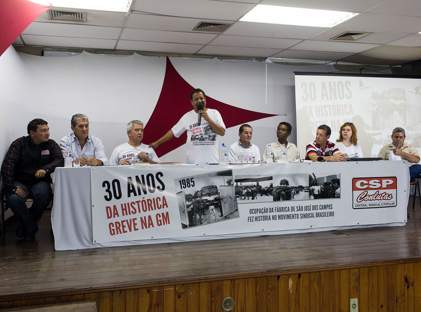Ato político relembra importância da greve na GM em 1985