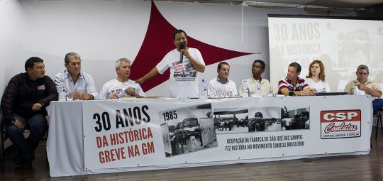 Ato político relembra importância da greve na GM em 1985