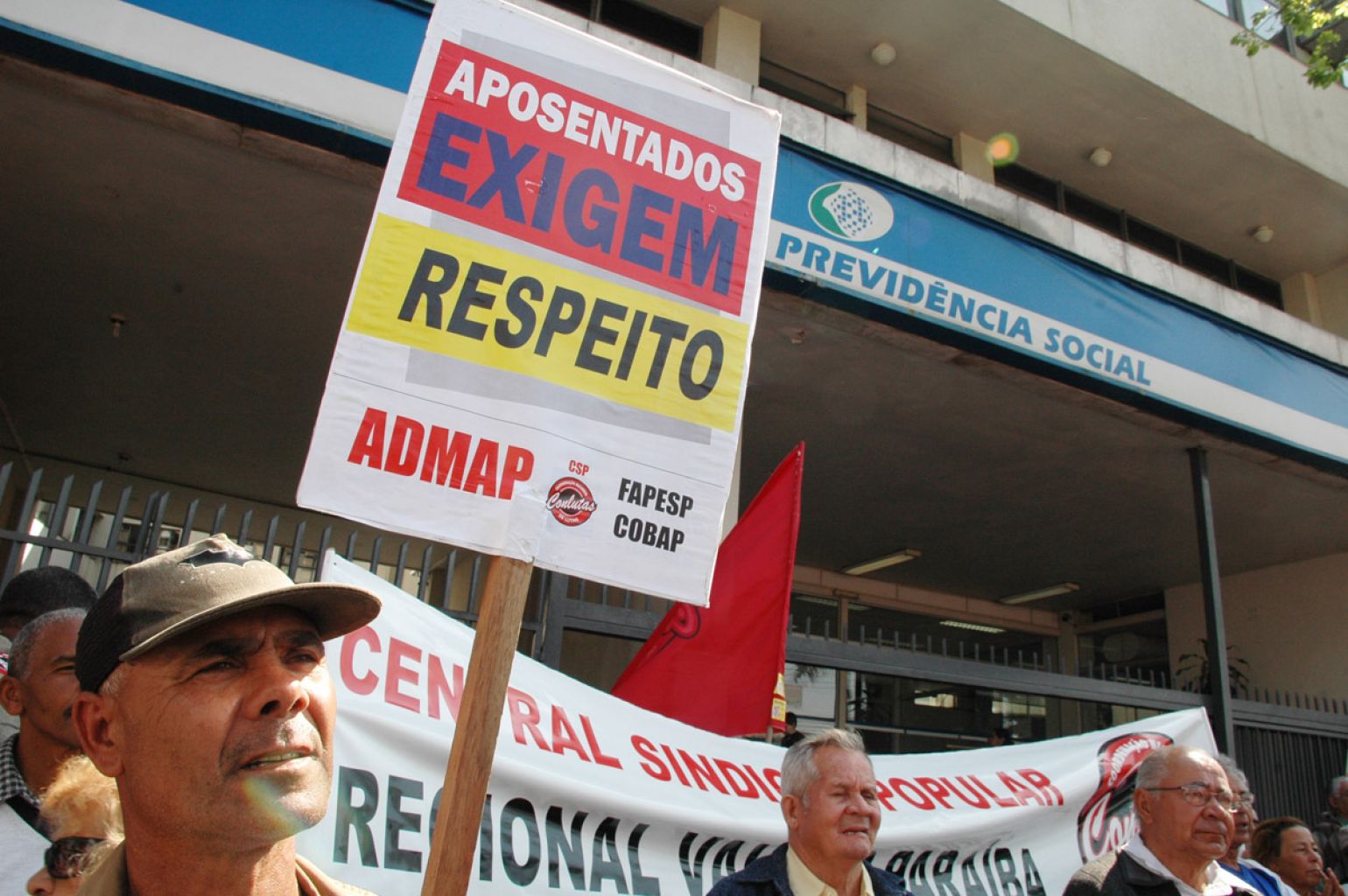 Admap e sindicatos protestam contra ataques à Previdência nesta quarta