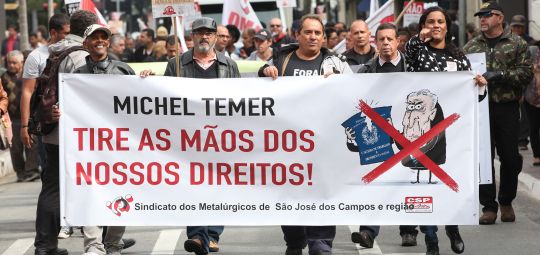 15 de março será dia de paralisação nacional contra as reformas do governo Temer