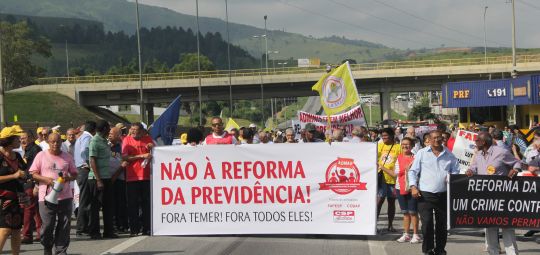 15 de março é dia de paralisações e manifestações contra as reformas do governo Temer