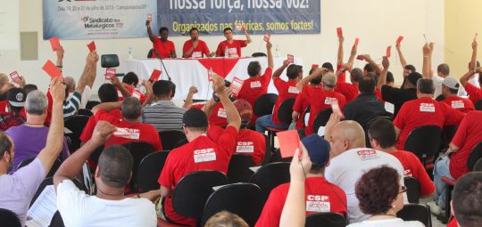 Assembleia elege delegados aposentados para o 12º Congresso dos Metalúrgicos