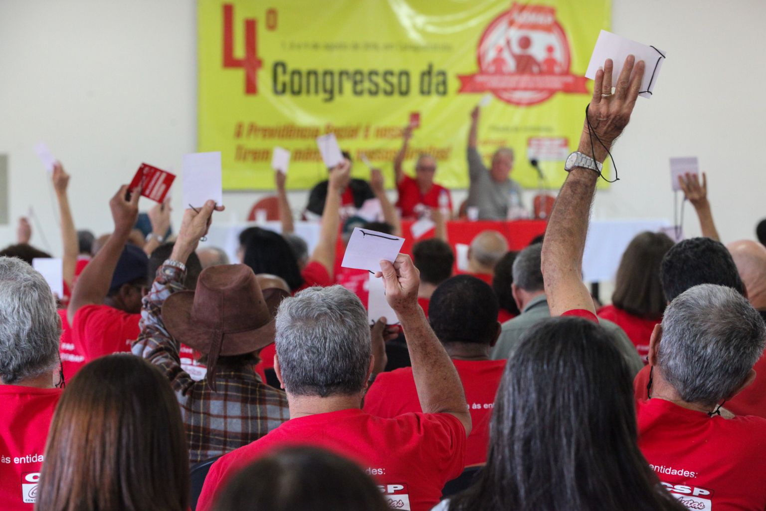 4º Congresso termina com aposta na mobilização dos aposentados