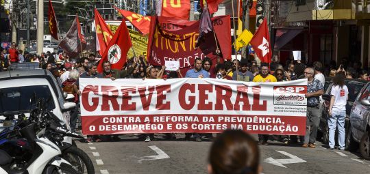 Com paralisações pelo país, Greve Geral fortalece luta contra reforma da Previdência