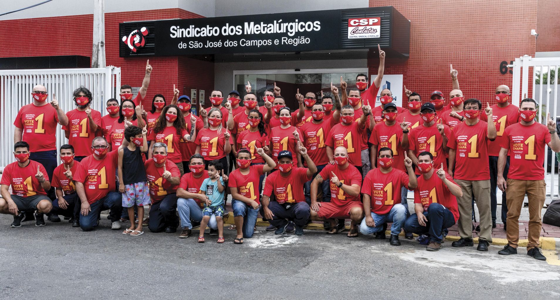 Aposentados votam Chapa 1 na eleição do Sindicato dos Metalúrgicos