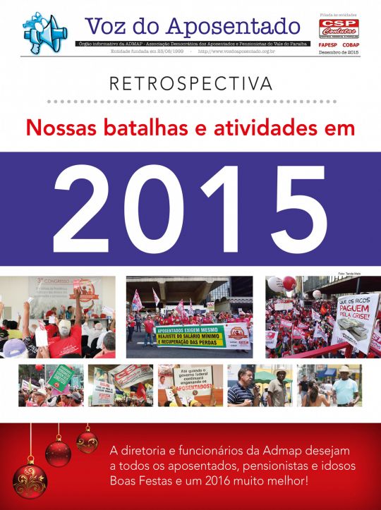 Voz do Aposentado – dez/2015